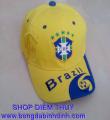 Mũ Đội Tuyển Brazil (Vàng)